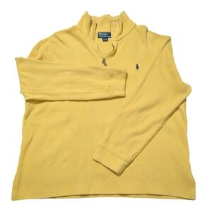 Ralph Lauren Mustard Yellow Zip Sweater